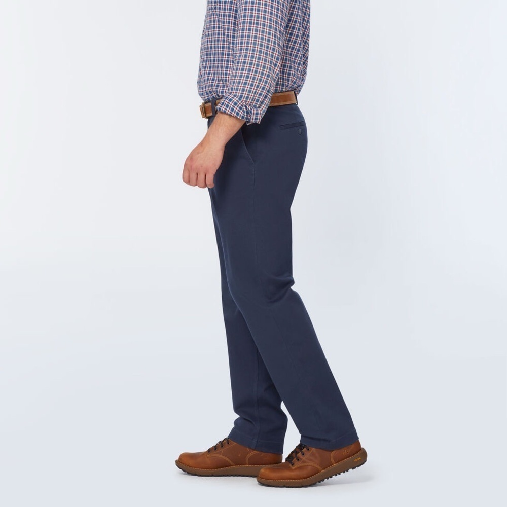 Duluth Trading Co. Flex Ballroom Navy Chink Pants 34W